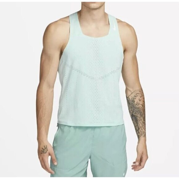 Nike Other - Nike DM4624-346 Dri-FIT ADV AeroSwift Tank Run Jade Ice ( L )
